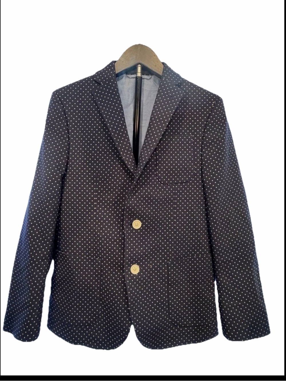 Lauren Ralph Lauren Boys Navy Long Sleeve Two Button Blazer size 14R